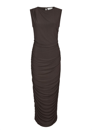 Corilina solid mesh kjole Brown Neo Noir 